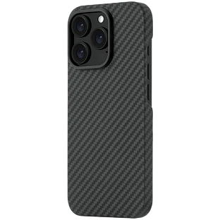 Чехол защитный uBear Supreme Case для iPhone 16 Pro, ультратонкий, материал Кевлар, MagSafe совместимый, черный