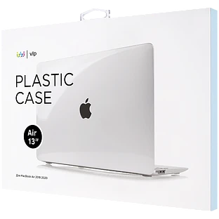 Чехол защитный VLP Click Case для MacBook Air 13'' 2018-2021, прозрачный