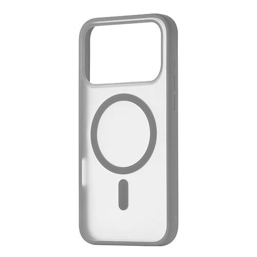 Чехол защитный uBear Cloud Mag Case для iPhone 17 Pro, MagSafe совместимый, усиленный, силк-тач, серый