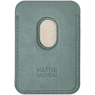 (RE)CLASSIC CARD WALLET SLATE GREEN, чехол для пластиковых карт Native Union,  зеленый