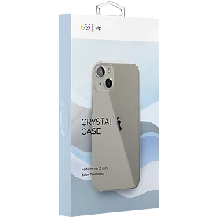 Чехол защитный "vlp" Crystal case для iPhone 13 mini, прозрачный