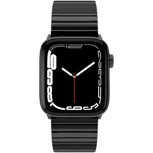 Ремешок из нержавеющей стали Casetify Monolink для Apple Watch 38/40/41, черный