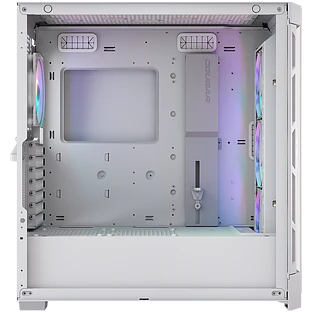Корпус COUGAR GAMING Midi Tower,  ATX, 10 слотов, Разъем для гарнитуры, USB, USB 3.0, USB 2.0, Защитное антивандальное закаленное стекло, Power Button, Кнопка управления RGB, Светодиодный индикатор, PSU optional, Window, Поддержка системы жидкостного охла