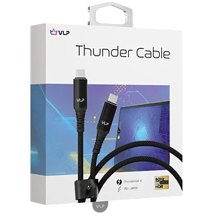 Дата-кабель VLP Thunderbolt 4 Cable USB C - USB C, 1м, черный