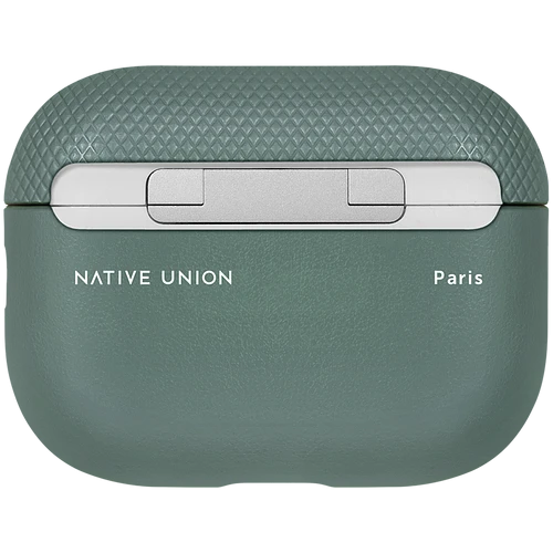 (RE)Classic CASE чехол защитный для AIRPODS PRO 2 кожанный, цвет: зелёный