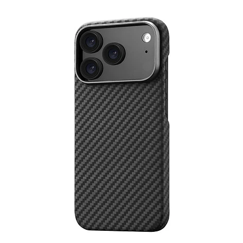 Чехол защитный uBear Supreme Case для iPhone 17 Pro, ультратонкий, материал Кевлар, MagSafe совместимый, черный