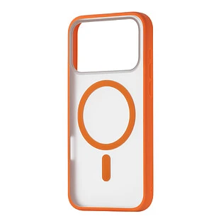 Чехол защитный uBear Cloud Mag Case для iPhone 17 Pro, MagSafe совместимый, усиленный, силк-тач, оранжевый