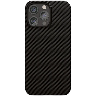 Чехол защитный  vlp  Kevlar Case с MagSafe для iPhone 15 ProMax  черный