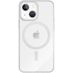 Чехол защитный "vlp" Crystal case with MagSafe для iPhone 14, прозрачный
