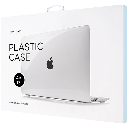 Чехол защитный VLP Click Case для MacBook Air 13'' 2018-2021, прозрачный