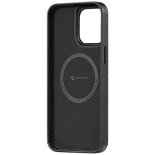Чехол PITAKA MagEZ с MagSafe Black/Grey Twill для iPhone 15 Pro
