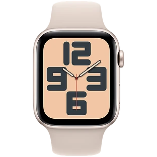 Apple Watch SE 2 (2024) GPS 44mm Starlight Aluminum Case with Starlight Sport Band - M/L