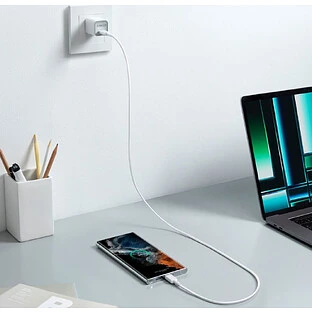 Кабель ANKER Power Line 322 USB-C -> USB-C 0 9m A81F5 White/белый