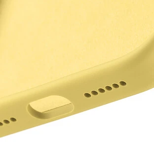 Чехол защитный uBear Touch Mag Case для iPhone 17 Pro Max, MagSafe совместимый, силикон, софт-тач, светло-желтый