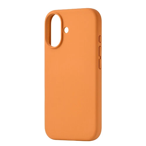Чехол защитный uBear Touch Mag Case для iPhone 17, MagSafe совместимый, силикон, софт-тач, оранжевый