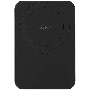 Внешний аккумулятор uBear Slide Power bank 10000mAh, PD20W, Qi2, черный