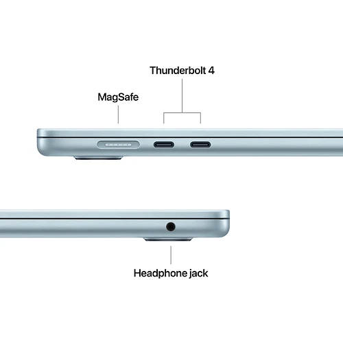 MacBook Air 15.3" M4 (10C CPU/10C GPU), 16GB, 512GB, Небесно-голубой