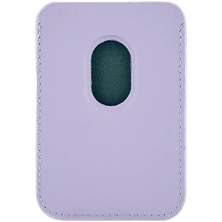 Магнитный кардхолдер uBear Leather Shell, натуральная кожа, фиолетовый