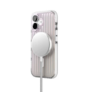 Чехол защитный VLP Pulse Case с MagSafe для iPhone 17, перламутровый