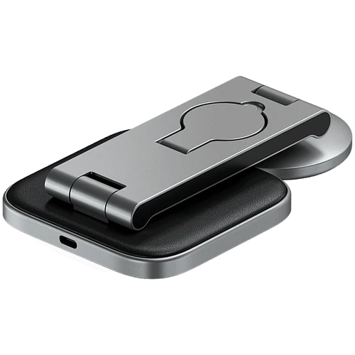 Беспроводное зарядное устройство-подставка Satechi 3-in-1 Foldable Qi2 Wireless Charging Stand