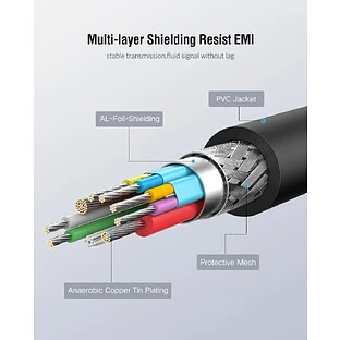 Переходник UGREEN US154-30701  Type C (M) to USB-A 3.0 (F)  5 Gb/s  пластиковый с проводом 15cm  bla