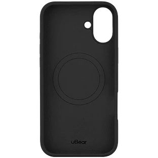 Чехол защитный uBear Touch Mag Case iPhone 16 Plus, софт-тач, черный