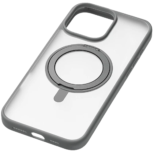 Чехол защитный uBear Сlip 360 Mag Case iPhoneiPhone 16 Pro Max, силк-тач, серый