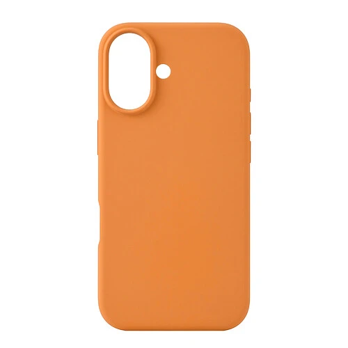 Чехол защитный uBear Touch Mag Case для iPhone 17, MagSafe совместимый, силикон, софт-тач, оранжевый