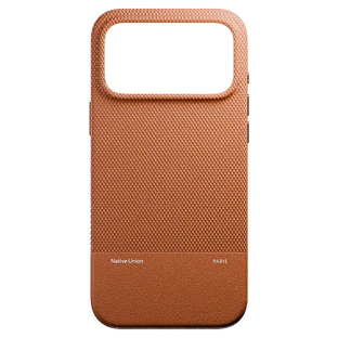 (RE)CLASSIC CASE FOR IPHONE 17 PRO MAX TAN, чехол защитный для iPhone 17 PRO MAX, цвет: коричневый