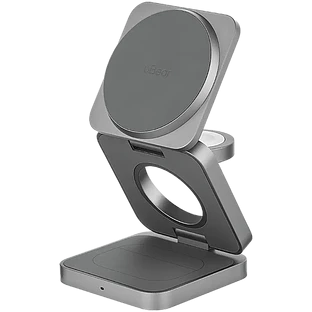 Беспроводное зарядное устройство uBear Balance Ultra, 3-в-1, с поддержкой MagSafe, Qi2