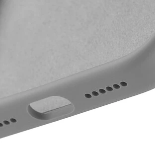 Чехол защитный uBear Touch Mag Case для iPhone 17 Pro Max, MagSafe совместимый, силикон, софт-тач, светло-серый