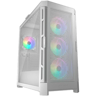 Корпус COUGAR GAMING Midi Tower,  ATX, 10 слотов, Разъем для гарнитуры, USB, USB 3.0, USB 2.0, Защитное антивандальное закаленное стекло, Power Button, Кнопка управления RGB, Светодиодный индикатор, PSU optional, Window, Поддержка системы жидкостного охла