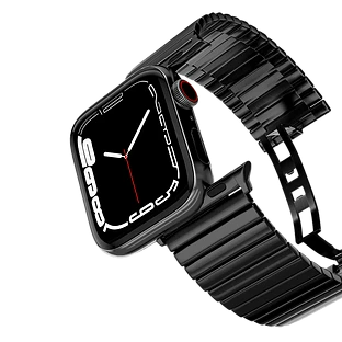 Ремешок из нержавеющей стали Casetify Monolink для Apple Watch 38/40/41, черный