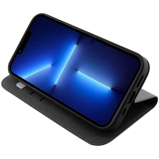 Lagerfeld для iPhone 13 Pro чехол PU Saffiano NFT Karl & Choupette Booktype Silver