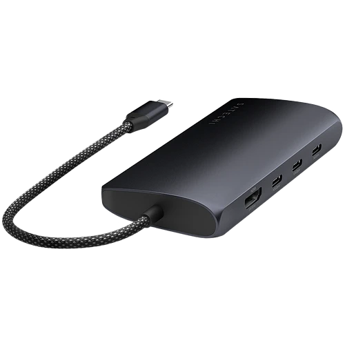 Адаптер Satechi USB-C Multiport Adapter 8K With Ethernet V3, Midnight