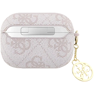 Чехол GUESS PU leather 4G  Розовый для AirPods Pro (Gen2)