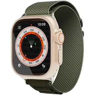 Ремешок нейлоновый Extreme Band VLP для Apple Watch 42/44/45/49mm, темно-зеленый