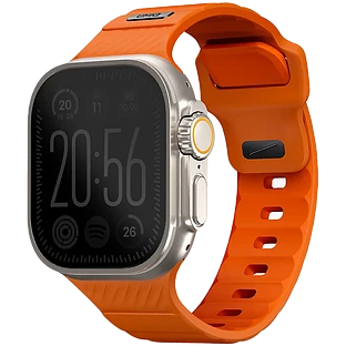 Ремешок Uniq для Apple Watch 49/46/45/44 mm STRIDE FKM Rubber Volt Orange