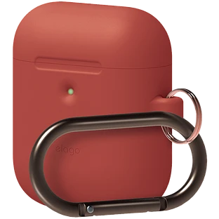 Чехол ELAGO A2 Hang Case  Красный для AirPods (Gen1/2)