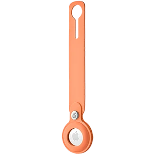 Чехол защитный uBear Touch Case для AirTag, силиконовый, цвет: оранжевый