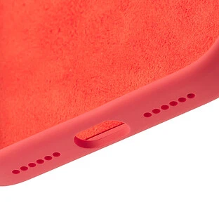 Чехол защитный uBear Touch Mag Case для iPhone 17 Pro Max, MagSafe совместимый, силикон, софт-тач, коралловый