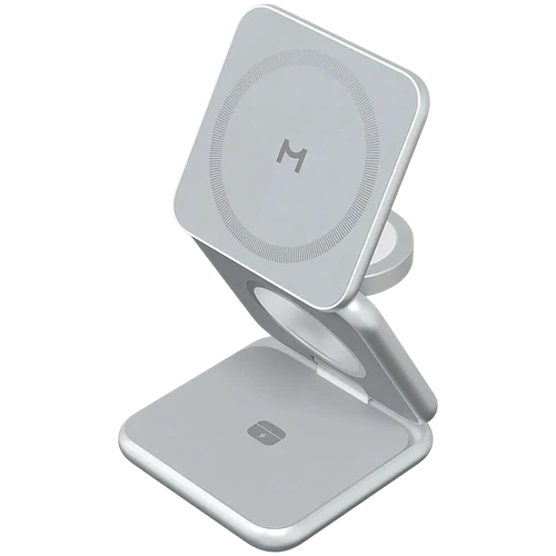 MAGSSORY Беспроводное зарядное устройство, 23 Вт, Серебристый
