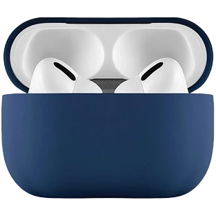 Чехол защитный Airpods Pro 2 Touch Pro Silicone Case, 1,5 мм усиленный, тёмно-синий