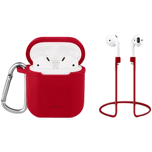 Чехол UNIQ Vencer для AirPods, Красный