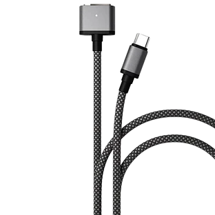 Дата-кабель VLP Cable USB C - MagSafe, 2.0м, серый космос