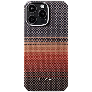 Чехол Pitaka Tactile Woven case for iPhone 16 Pro (Sunset)