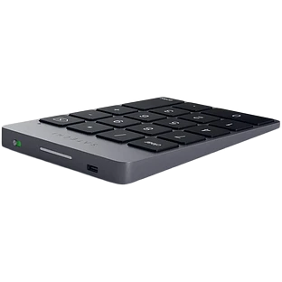 Цифровой блок клавиатуры Satechi Aluminum Slim Rechargeable Bluetooth Keypad, Space Gray