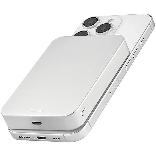 Внешний аккумулятор uBear Slide Power bank 10000mAh, PD20W, Qi2, белый