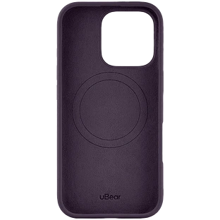 Чехол защитный uBear Touch Mag Case iPhone 16 Pro, софт-тач, темно-фиолетовый