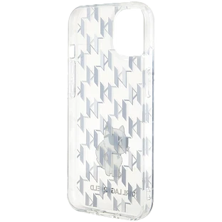 Чехол LAGERFELD Monogram NFT Choupette Hard Прозрачный для iPhone 15
